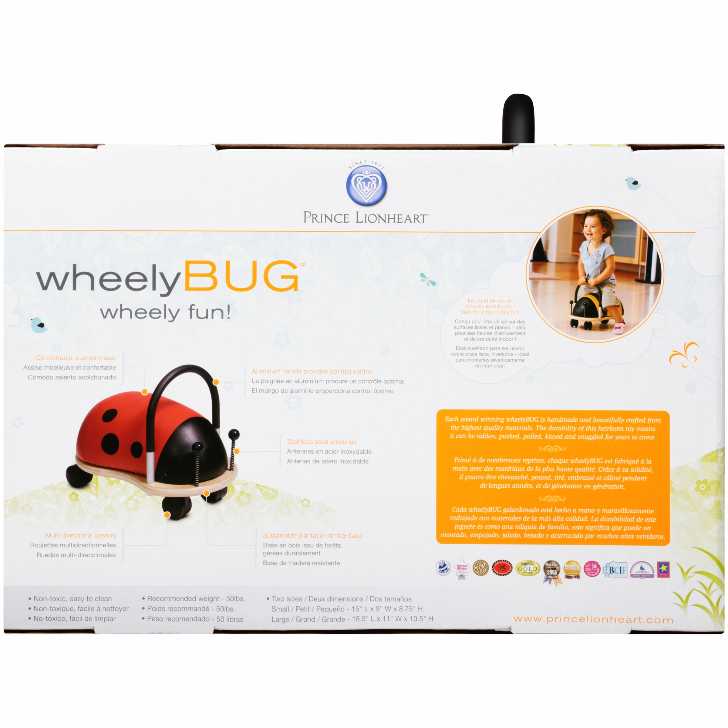 prince lionheart wheely bug small