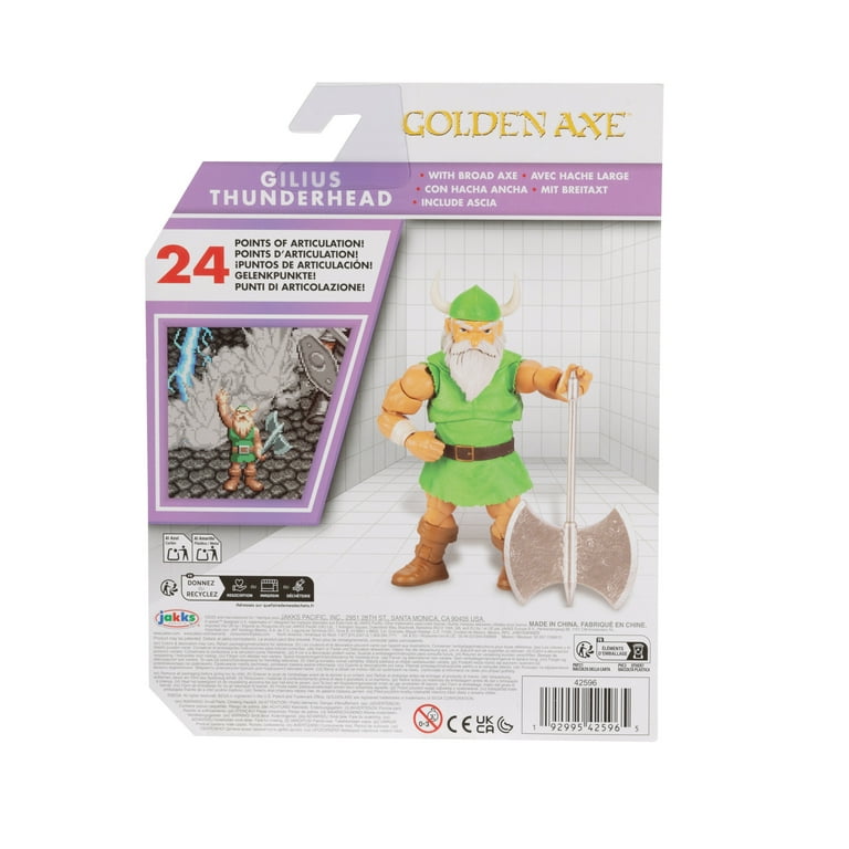Sega 4 inch Golden Axe Gilius Thunderhead Action Figure - Walmart.com