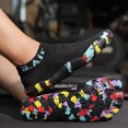 thumbnail image 7 of Domuza Women’s Barefoot Water Shoes, Breathable Knit Quick-Dry Swim Shoes with Colorful Non-Slip Sole for Beach, Pool, and Water Sports Black 11.5（EU-46）, 7 of 7