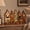 Autumn Brown, variant on Double Sided Wooden Halloween Haunted Village Tabletop Decor, Spooky Town Shelf Sitter for Mantel, Entryway, Fall Home Display