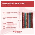 thumbnail image 3 of Downtown Pet Supply Dog Crate Mat, Waterproof Pet Bed, Kalahari, XL, 3 of 7