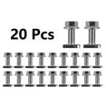 thumbnail image 2 of 304 Stainless Steel Hammer Head Screws with Flange Nuts M8 (Pack Of 20) Din 6923, 2 of 7