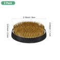 thumbnail image 4 of Uxcell 2-Pack Flower Frog 3.15" Round Copper Flower W Rubber Base, 4 of 7