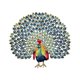 thumbnail image 4 of Caja de baratijas de pavo real, caja decorativa, regalo, organizador de joyas coleccionables, animal Azul, 4 of 9