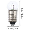 thumbnail image 4 of 50pcs Practical 3.8V E10 Round Small Light Bulb Physical Laboratory DIY Material, 4 of 4