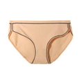 thumbnail image 2 of Bragas de mujer Calzoncillos de algodón sin costuras de cintura media Ropa interior suave, Beige, XXL Sweethay AP001351-07, 2 of 7