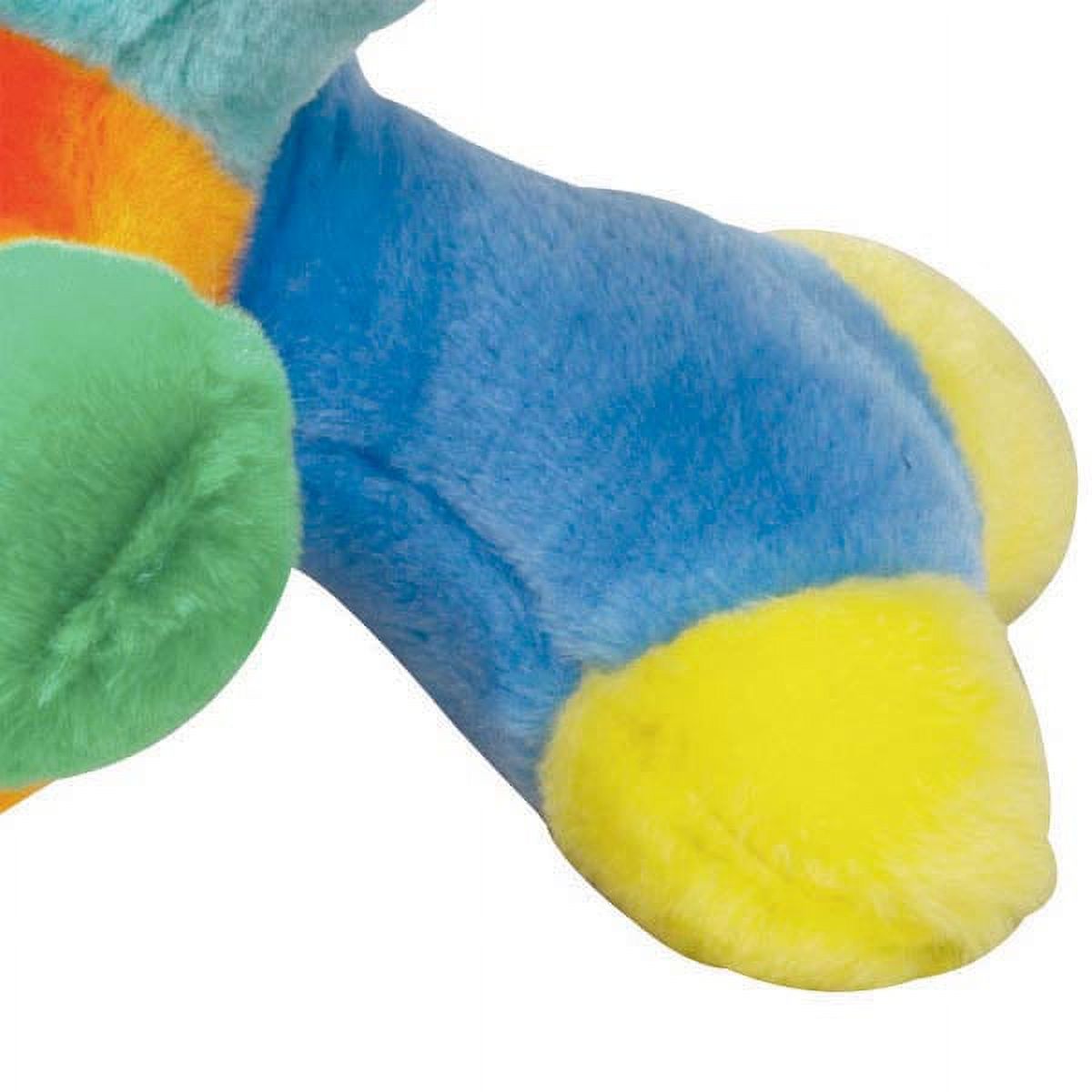Attack - A - Jack BIG Breed Dog Toy Colorful 6 Squeaker Soft Toy For Large Dogs