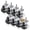 8, variant on Caster Wheels 3 inch Locking Casters Set of 4, Threaded Stem 3/8" -16 x 1-1/2" (Diameter 3/8", Length 1-1/2") Swivel Heavy Duty Castors Gray