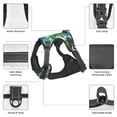 thumbnail image 6 of Haiem Hawaii Palms Pattern No-Pull Dog Harness Reflective Front Clip Vest with Handle,Step-in Air Dog Harness,Adjustable 2 Metal Rings 4 Buckles-Large, 6 of 6