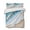 LightBLue Gainsboro SandyBrown, variant on Quilts King Size, Coastal Beach Soft Comforter Bedding Set for Bed, Nautical Ocean Blue Beige Seaside Lightweight Quilted Bedspread with Pillow Cover(2 Pieces) for All Season, 96x106 Inch