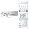 thumbnail image 5 of Estante Para Ollas Montado En La Pared, Estante Multifuncional Para Cocina, Estante De Almacenamiento Con Estante Para Botellas, Ganchos Para Colgar Cubiertos, Organizadores Noticed HA024803-02, 5 of 5