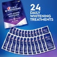 thumbnail image 4 of Crest 3DWhitestrips at Home Teeth Whitening, Anti-Aging Whitener, 18 Levels Whiter, 24 Treatments, 48 Strips, 4 of 13