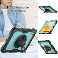 thumbnail image 4 of XYX For iPad (A16)11th /10th Generation 11/10.9 inch 2025/2022 Case, 360 Rotating Shockproof Cover with Stand, Screen Protector, Shoulder Strap, Sky Blue PC, 4 of 7