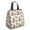 Golden Retriever, variant on Cute Pitbull Terriers Dog and Flower Insulated Lunch Bag for Women & Adults,Large Portable Soft Cooler Lunch Bag,Thermal Food Storage Tote with Pearl Cotton,8.66L,8.75x5.75x9.5 Inch