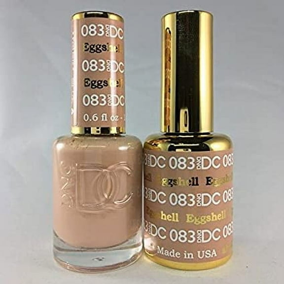 DND - DC Duo Soak off Gel & Matching nail polish - EGGSHELL #DC083
