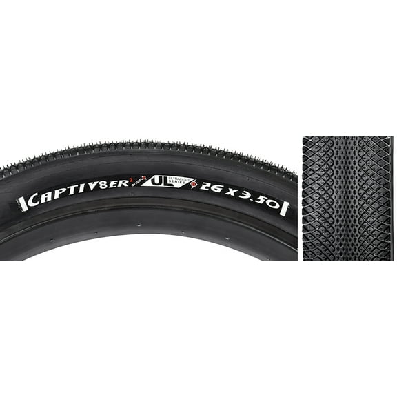 Origin8 Tire Capt Ul 26X3.5 Black/Black Fold