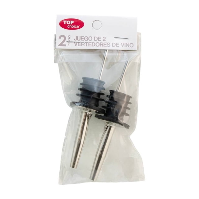 Set Vertedores Top Choice de Vino 2 Piezas