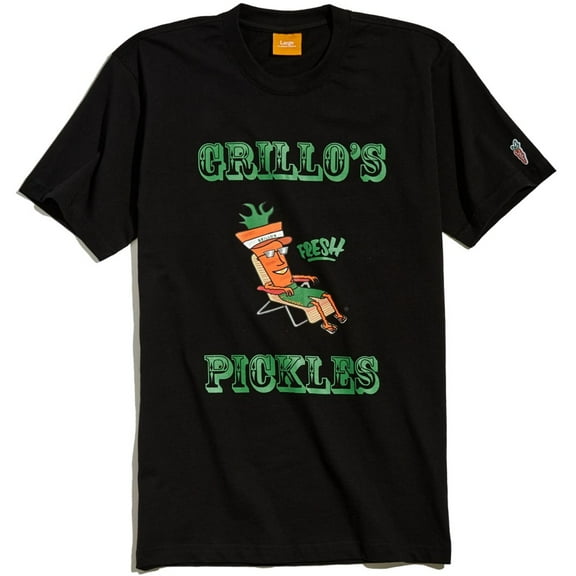 Carrots By Anwar Carrots Men's X Grillo's Pickles Tee T-Shirt in Black (Small, Black)