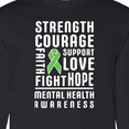 thumbnail image 4 of Inktastic Mental Health Awareness Strength Support Love Long Sleeve T-Shirt, 4 of 5