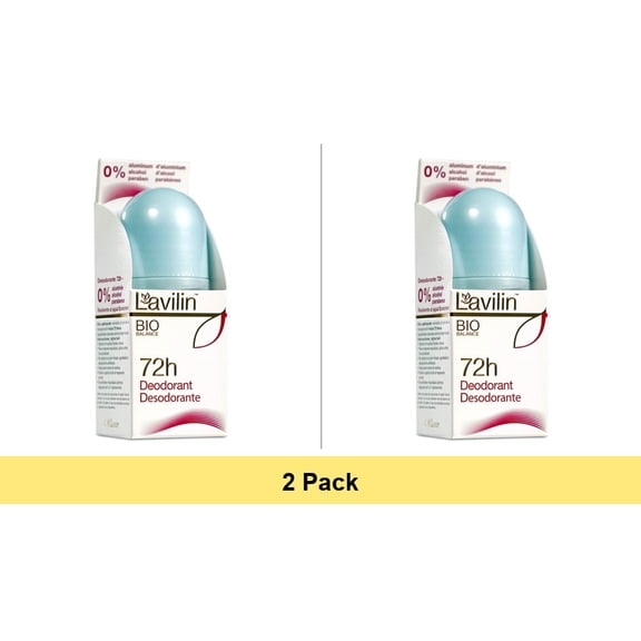 Lavilin Aluminum-Free Roll-On Deodorant, 2 oz - 2 Pack