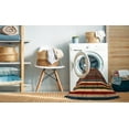 thumbnail image 2 of Ahgly Company Machine Washable Indoor Square Abstract Vermilion Red Area Rugs, 8' Square, 2 of 7