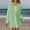 Mint Green, variant on Women's 2 Piece Cotton Outfits, Loose Casual Long Sleeve Button Shirt and Shorts Tracksuit Beach Vacation Sets Pant Sets for Women Dressy Casual Green L