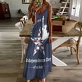 thumbnail image 3 of 4th of July Sleeveless Dress Woman Fashion Long Dresses Women's Summer Suit Dress Summer 2025 Women, 3 of 7