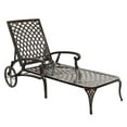 thumbnail image 7 of Zimtown Adjustable Patio Cast Aluminum Lounge Bed, Recliner Chair, Sturdy Frame Weather Resistant for Outdoor Use, Bronze, 7 of 7