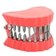 thumbnail image 2 of Portabrocas para dentadura postiza, organizador de destornilladores, escultura 3D, decoración de escritorio, 28 agujeros, rojo con brocas, 2 of 5