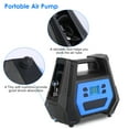 thumbnail image 3 of Portable Air Compressor Tire Inflator TeqHome 150 PSI 120W Max Power 12V DC 2-Way Power Supply Tire Pump with Digital Display Inflatable Nozzle Needle Fuse for Bikes Cars Motorcycles Balls, 3 of 9
