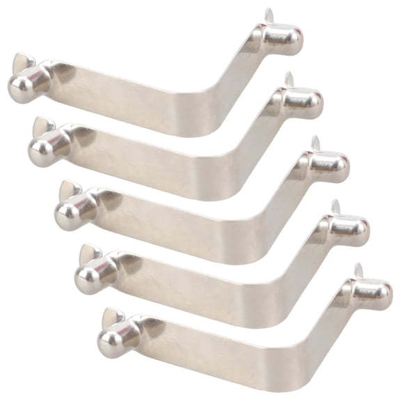 5Pcs Telescopic Spring Clips Metal Locking Tube Pin for Kayaks Paddle Camping Tents Accessories