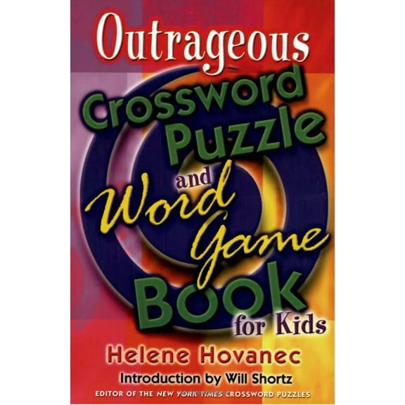 Outrageous Crossword Puzzle and Word Game Book for Kids, (Paperback)