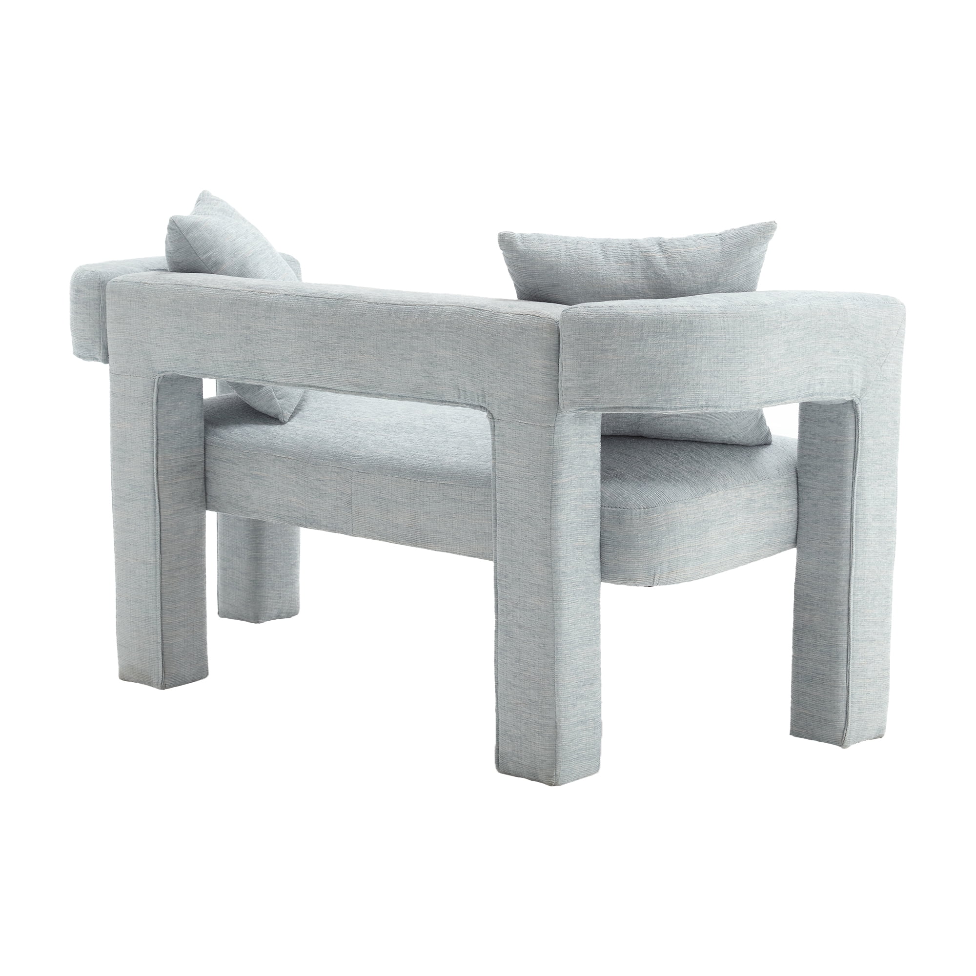 MAYEERTY Modern Chenille Loveseat Sofa , Comfy Upholstered 2-Seater Sofa, Small Loveseat Accent Couch for Living Bedroom Leisure Areas (Mint Green)