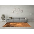 thumbnail image 3 of Ahgly Company Indoor Square Oriental Orange Industrial Area Rugs, 7' Square, 3 of 4