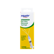 Equate Gentle Ear Cleaners, Ear Wax Removal Syringe, 1 Tri-Stream Tip, 1 Syringe