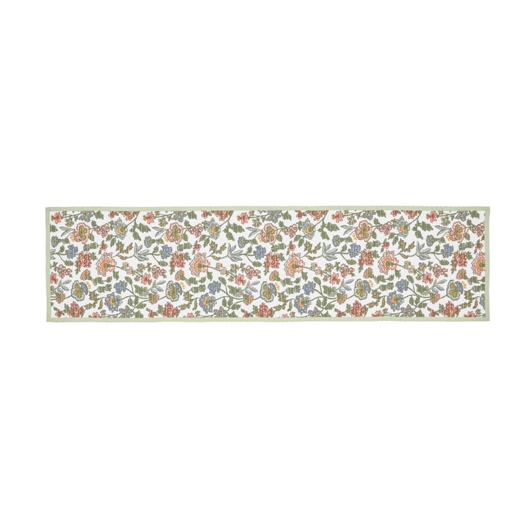 Beautiful by Drew Barrymore Wildflower Quilted Table Runner photo 2