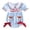 Light Blue, variant on Baby Girl Outfit Newborn Bow Embroidery Smocked Bubble Romper Onesie Infant Cute Summer Clothes 3M 6M 9M Light Pink,6-12 Months