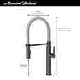 thumbnail image 4 of American Standard 4803.350 Studio S 1.8 GPM Single Hole Pre Rinse Kitchen Faucet - Brushed, 4 of 6