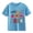 Light Blue, variant on YunPes First Day of School T Shirt for Girls Hello Pre-K Graphic Short Sleeve Tees Toddler & Big Kids Summer Casual Daily Wear 2-13 Years