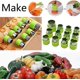 thumbnail image 4 of Cortadores de verduras de 12 piezas, juego de cortadores de galletas, cortadores de acero inoxidable para pasteles, galletas, sushi, frutas (12 estilos), 4 of 4