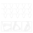 thumbnail image 6 of unbranded 250 Pcs Transparent Tablecloth Clips Table Cloth Fixing Clips Tablecloth Clips, 6 of 8