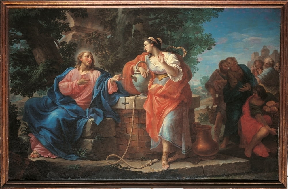 The Samaritan Woman At The Well Poster Print 36 X 24 Walmart