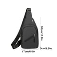 thumbnail image 3 of Bolsa de pecho de hombre Cintura ajustable Cintura Deportiva outdoor Bandolera bandolera cruzada, Oxford impermeable, con múltiples bolsillos, Ajusta al móvil, 3 of 6