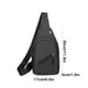 thumbnail image 3 of Bolsa de pecho de hombre Cintura ajustable Cintura Deportiva outdoor Bandolera bandolera cruzada, Oxford impermeable, con múltiples bolsillos, Ajusta al móvil, 3 of 6