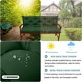 thumbnail image 3 of Swing Replacement Cushions, Swing Cushions 3 Seater Replacement, 2-3 Seater Bench Cushions for Porch Swing Cushions Outdoor, Waterproof Garden Recliner Seat Cushions（Dark Green 40*60in）, 3 of 6