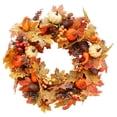 thumbnail image 1 of Maple Wreath Autumn Festival Wreath Door Hanging Home Decor, 1 of 8