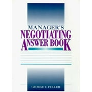 Manager's Negotiating Answer Book [Hardcover - Used]