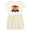 Natural with Stripes, variant on Inktastic Soccer Spain Flag Banner Girls Toddler Dress