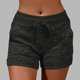 thumbnail image 1 of MKLEKYY Pantalones Cortos de Mezclilla para Mujer, Moda Informal, Lisos, Deportivos, con Bolsillo y Cordón, Suaves, Cómodos y Sueltos, para Yoga, 1 of 4