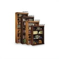 thumbnail image 2 of Beaumont Lane 7-Shelf 84"H Wood Bookcase in Burnish, 2 of 3